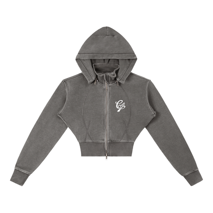 hoodie,cropped,female