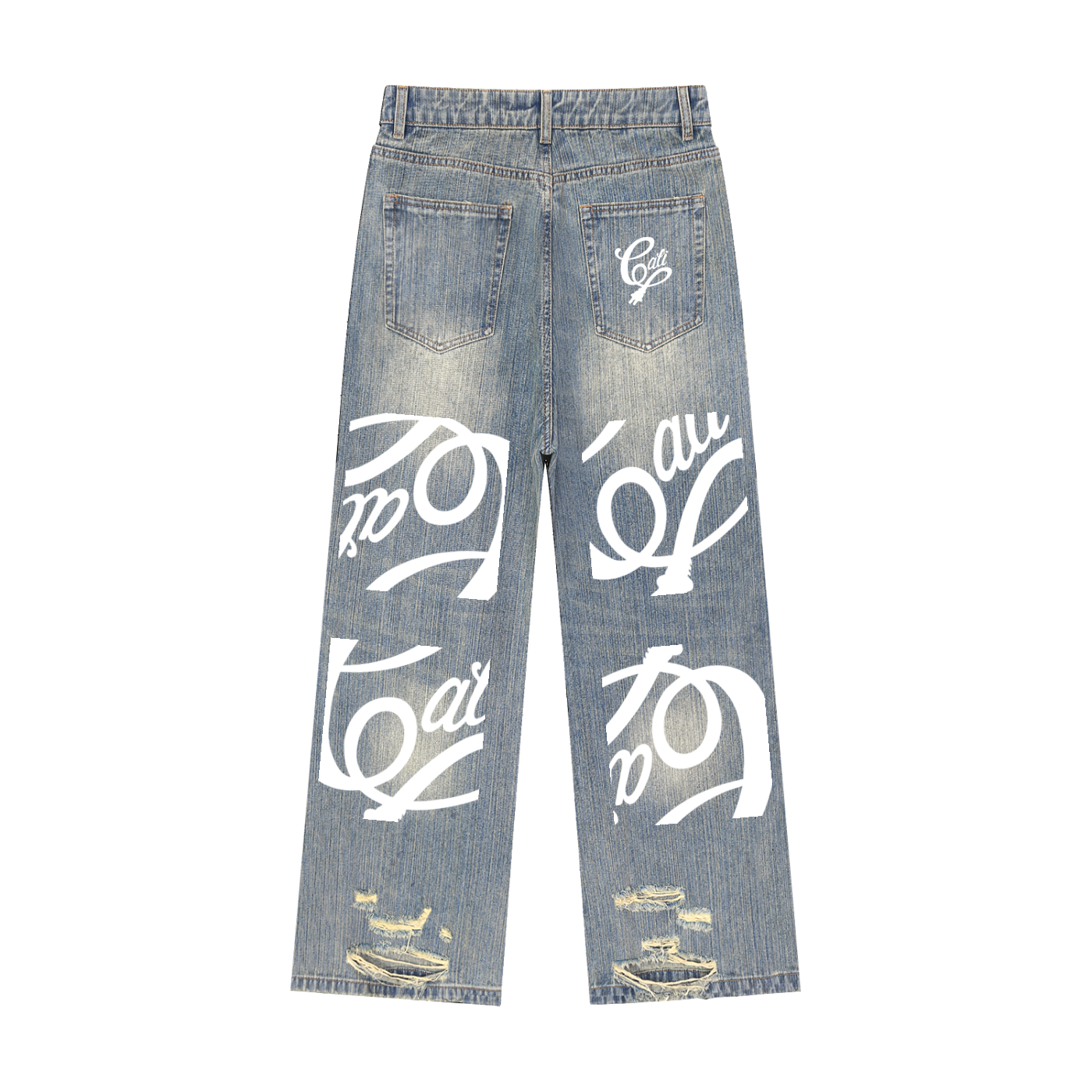 all over print,jeans