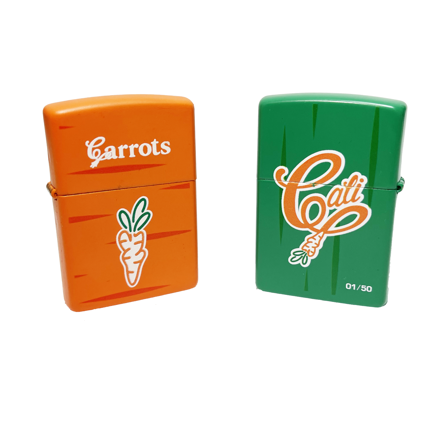Carrots x CaliPlug Limited Edition Premium Zippo Lighter (2-pack)