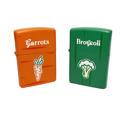 Carrots x CaliPlug Limited Edition Premium Zippo Lighter (2-pack)