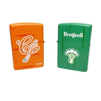 Carrots x CaliPlug Limited Edition Premium Zippo Lighter (2-pack)