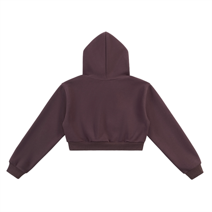 female,crop hoodie,hoodie