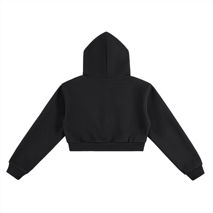 female,crop hoodie,hoodie